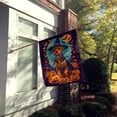 thumbnail image 7 of Welsh Terrier Witchy Halloween House Flag, 7 of 7