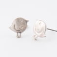 thumbnail image 3 of Howard's Stud Bud Birdie Silver Stud Earrings for Women, 3 of 3