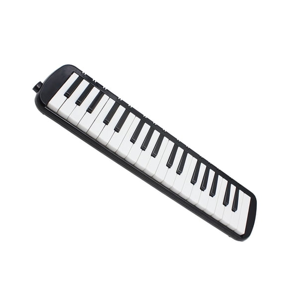 Melódica portátil Yuarrent ABS 37 teclas instrumento Musical negro