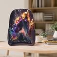 thumbnail image 5 of Gaeub Explosive Fluid Splash Art Print Clear Backpack ,Clear Transparent Backpack, PVC Bag with Side Pockets,for Concert, Beach, Work, Travel & Sporting, 5 of 7