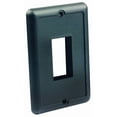 thumbnail image 1 of JR Multi Purpose Switch Faceplate 14045 Fits All IP66/206 Series Switches; 3.50 Inch x 2.50 Inch Outside Dimension; Black; Plastic, 1 of 2
