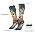 thumbnail image 4 of Pofeuu Starry Sky Cute Horse Print Stockings, Adult Running Hiking Socks for Youth and Adult, 4 of 6