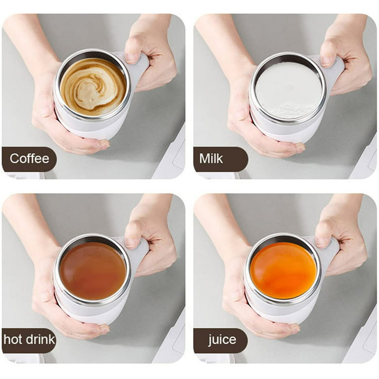 Automatic Magnetic Stirring Coffee Cup Self Stirring Mug Auto Self Mixing  Stainl