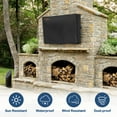 thumbnail image 5 of Outdoor TV Cover, 600D Waterproof & Weatherproof TV Protector with Zipper and Remote Control Pocket Fits Up to 60 to 65 inches, 5 of 8