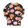 thumbnail image 6 of JUMEYU Halloween Toddler Pajamas Girl Boys Pajama Set Kids Long Sleeve Printed Sleepwear for Kids Nightwear Pjs Set 5T 6T (Pink,5-6 Years), 6 of 9