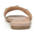 thumbnail image 3 of Journee Womens Leonie Slide Flat Sandals, 3 of 8
