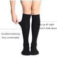 thumbnail image 2 of 3 Paires de Chaussettes Hautes Opaques en Coton pour Femmes, 2 of 6