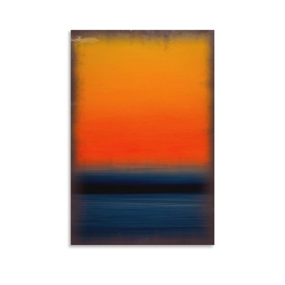 Mark Rothko Print Abstract Canvas Paintings Wall Art Poster Canvas Wall Art Poster Decorative Bedroom Modern Home Print Picture Artworks Posters 20x30inch(50x75cm)