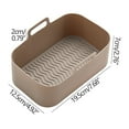 thumbnail image 3 of Air Fryer Liner under 5! CQCYD Reusable Fryer Basket Liners, Silicone Pot Liners for Air Fryer Oven, Non-Stick Cooking Mat for Baking and Frying, 3 of 9
