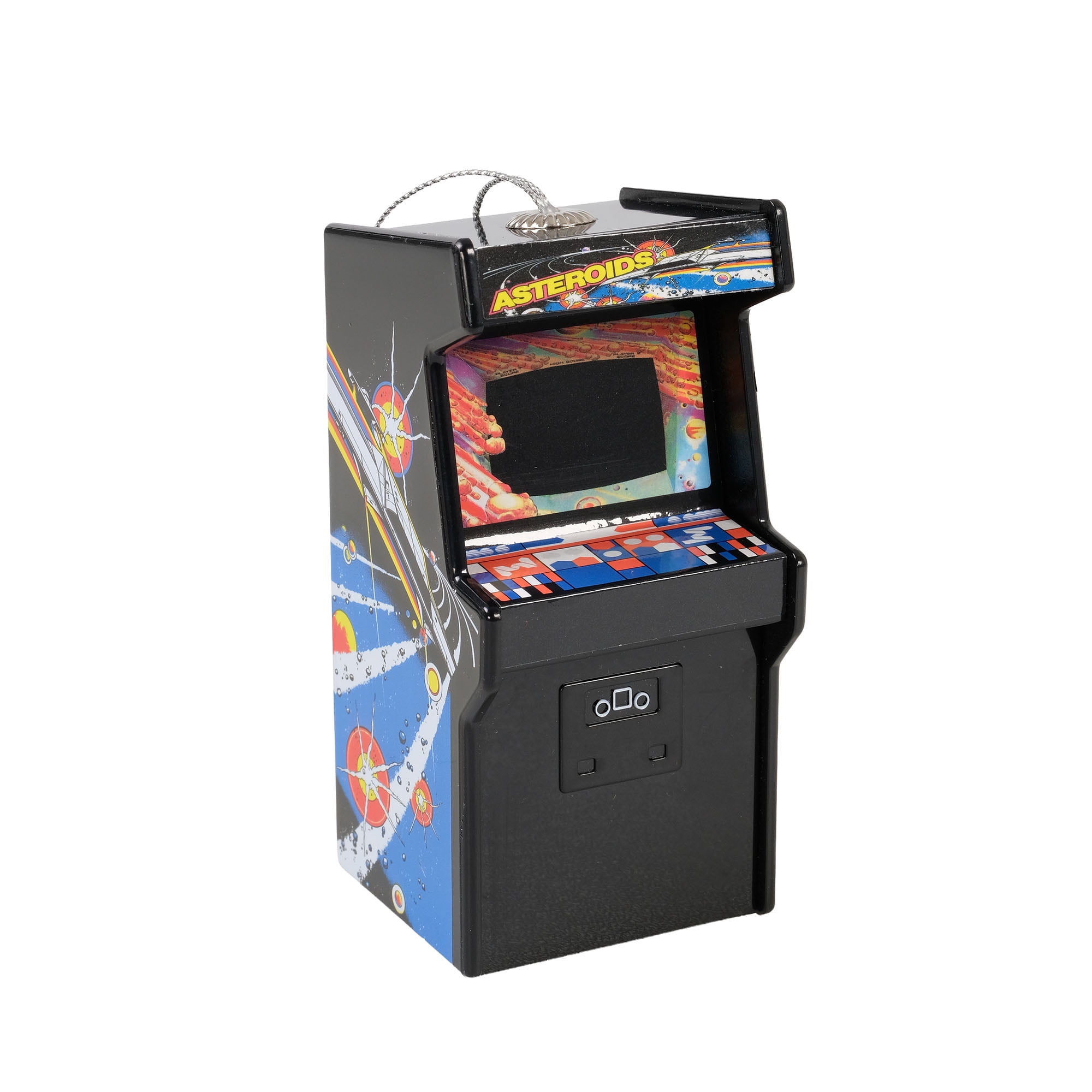 Asteroids Arcade Cabinet Figural Christmas Tree Ornament