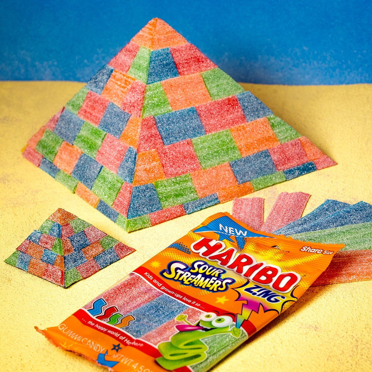 HARIBO Zing Sour Streamers Gummies, 7.2oz Bag for Office - Walmart