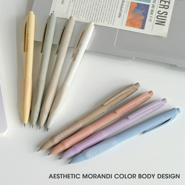 WRITECH Gel Pens Fine Point: 0.5mm Assorted Colors Ink Pen Set