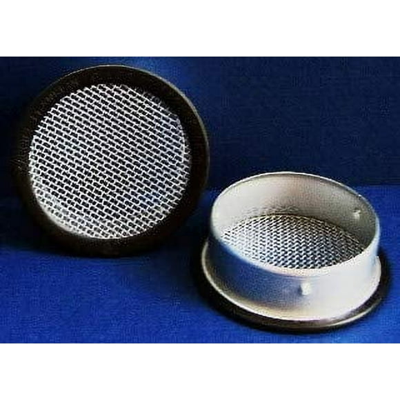 4" Round Open Screen Vent - Black - Pkg of 4