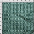 thumbnail image 3 of oneOone Georgette Viscose Fabric Geometric Flame Stitch Print Sewing Fabric BTY 42 Inch Wide, 3 of 4