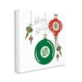 thumbnail image 3 of Stupell Industries Seasonal Happy Holidays Ornaments Graphic Art Gallery Wrapped Canvas Print Wall Art, Design by The Saturday Evening Post, 3 of 7