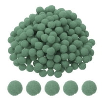 0.4inch Pom Poms for Crafts, 500pcs Pompoms for Crafts Puff Balls Bulk Fuzzy Balls for Hats Christmas Art DIY, Blue Green