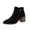 Black, variant on Women's Ankle Boots, Classic Low Heeled Short Booties, Casual Comfortable Boots with Wide Widths Available