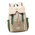 thumbnail image 4 of Mochila escolar para niñas, ideal para actividades al aire libre, viajes y compras. Verde, 4 of 8