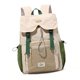 thumbnail image 4 of Mochila escolar ligera, portátil e informal para excursiones y acampadas. Verde, 4 of 8