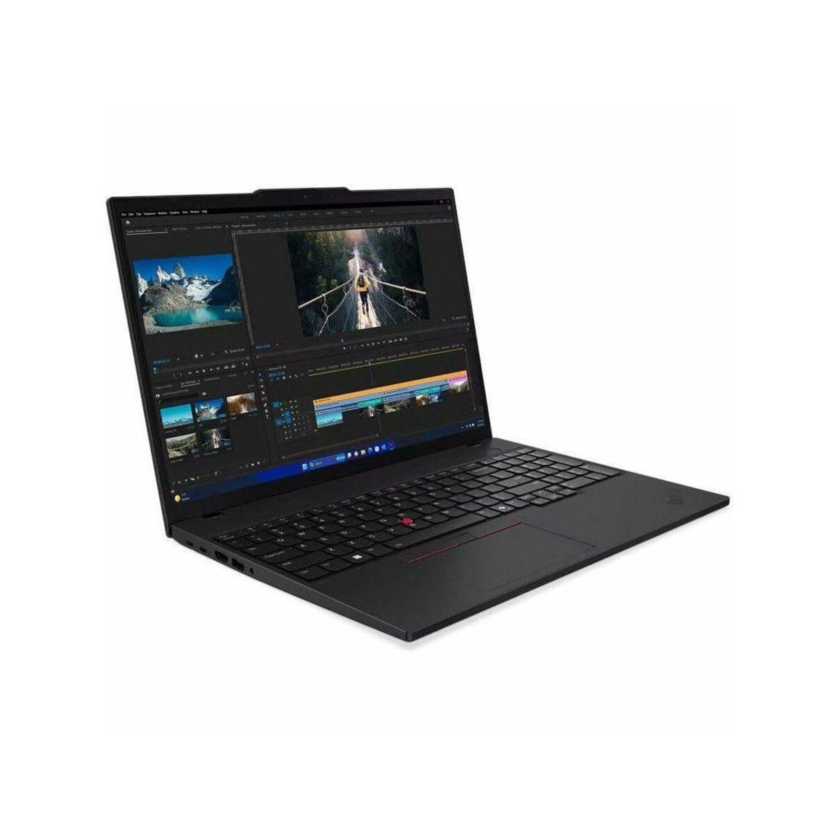 Lenovo ThinkPad T16 Gen 3 16" WUXGA Touchscreen Laptop, Intel Core Ultra 7 155U 1.7GHz, 16GB RAM, 512GB SSD, Windows 11 Pro, Black