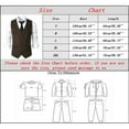 thumbnail image 3 of Fozruso Mens Fashion Stripes Retro Casual Suit Vest, 3 of 3