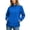 (New4)Blue, variant on Zip Up Athletic Jacket for Women Mock Neck Long Sleeve Windbreaker Coat Sporty Casual Commuter Coat Trendy Versatile Running Wear for Fall