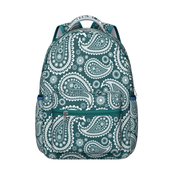 Boho Tribal Laptop Backpack - Stylish Vintage Print, 17" Computer Pocket | Roomy Campus Bag for Students, Spacious for Books & Essentials