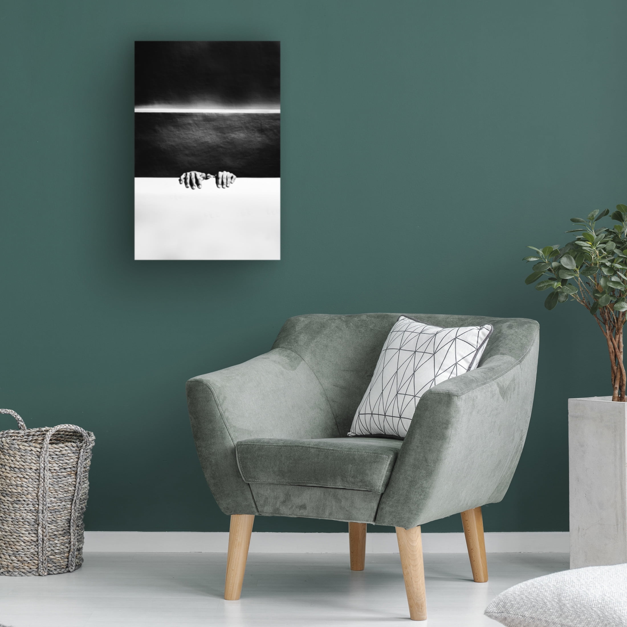 Canvas Wall Art - Davizosco  'Minimalistic' Wall Art for Living Room, Bedroom, or Office D?cor by Trademark Fine Art - 30 x 47 Inches
