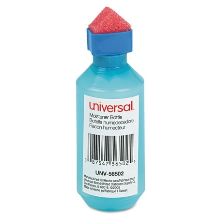 Premier Moistener - Universal Squeeze Bottle Moistener, 2 oz, Blue -UNV56502