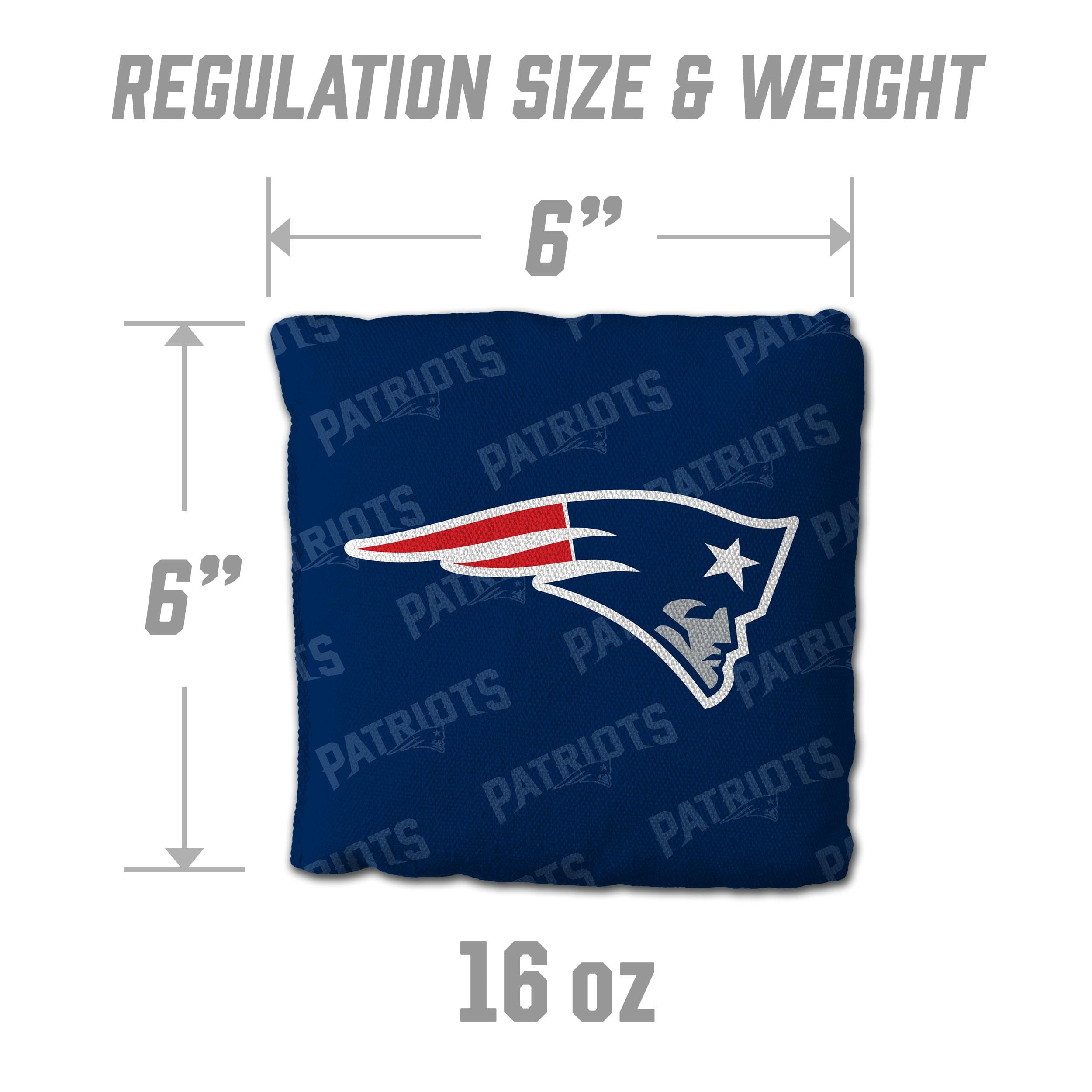 NFL New England Patriots Cornhole Bags - 4PK - Blue