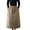 Khaki, variant on Wancir Womens Plaid Skirt Elastic Waist A-Line Victorian Tartan Maxi Skirts