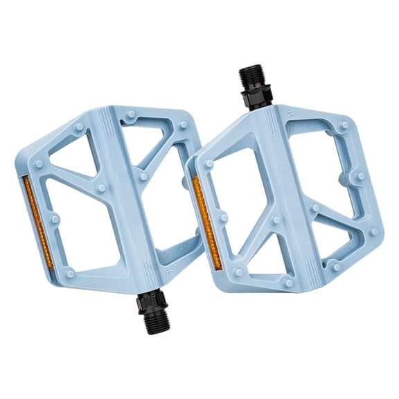 Light Weight Nonslip Road Bicycles Nylon Pedals Mountain Bicycles Pedals Seal Bearings Wide Flat Cycling Pedal