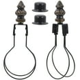 thumbnail image 1 of 2 Ensembles d'Adaptateurs d'Abat-jour à Clipser Supports d'Ampoule Ronds Supports d'Ampoule Ronds, 1 of 7