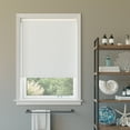thumbnail image 4 of Sun Zero Everly Slub Texture 100% Blackout Cordless Roller Shade, 34"x72", White, 4 of 6