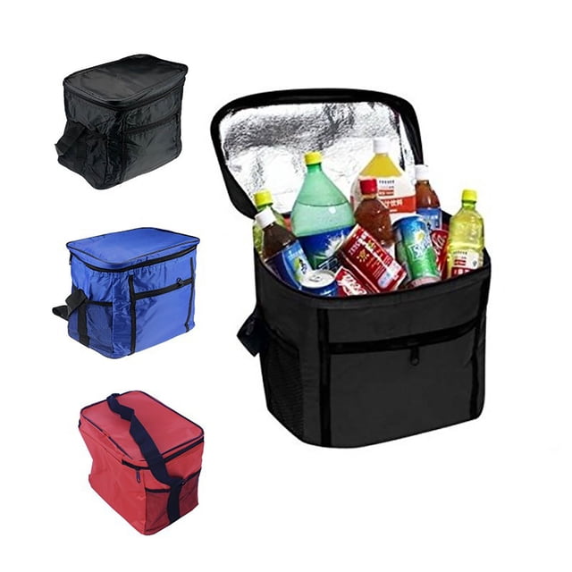 Xihbxyly Bolsa Térmica para Almuerzo, con Aislamiento Térmico, Diseño Espacioso con Cremallera, Correa de Transporte Práctica, Ideal para Picnic, Barbacoa, Camping, Organizador de Alimentos para Exte