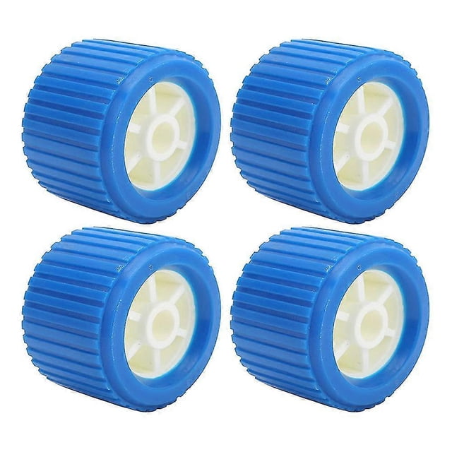 4 rodillos acanalados para remolque de barco, kit de ruedas para rampa de remolque de barco y elevador de barco.