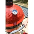 thumbnail image 4 of Big Joe™ II 24-inch Charcoal Grill in Red with Cart, Side Shelves, Grill Gripper, and Ash Tool, 4 of 7