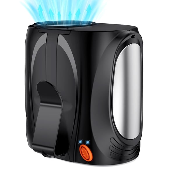 Ventilador de cintura portátil Tedajo AI, batería de 6 velocidades, 16000 RPM, 40 H