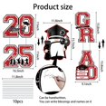 thumbnail image 4 of Graduation Decorations 2025,Graduation Yard Sign Red Waterproof Congrats Grad Class of 2025 DIY Name Lawn Signs with Stakes Outdoor High School College Bachelor Graduation Party Decoration Supplies, 4 of 4