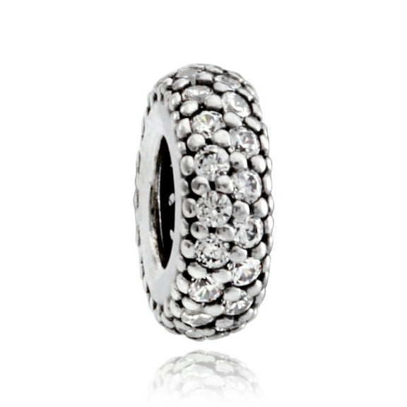 Pandora Inspiration Within Spacer Silver Charm Clear Cubic Zirconia 791359CZ