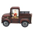 thumbnail image 1 of Vehicle Doll Pickup Trucks Toy Santa Figure Exquisite Workmanship Vintage Style LED Diecast Pickup Trucks Model for Christmas, 1 of 6