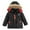 Z1-Black, variant on Ketyyh-chn99Boys Thick Winter Coat Children Winter Boy Jacket Coat Hooded Coat Fashion Kids Warm Clothes Jacket Boys Coat Size 8