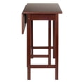 thumbnail image 5 of Winsome Wood Lynnwood Drop-Leaf High Island Table, Walnut Finish, 5 of 12