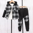 thumbnail image 2 of UAYOTSE Toddler Boys Long Sleeve Prints Tops and Pants Child Kids 2PCS Set Outfits Kids Fall Winter Clothese Sets,Sizes 5-6 Years, 2 of 7