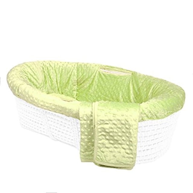 green moses basket