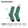 thumbnail image 2 of Rocae Green Christmas for Adult Socks Casual Athletic Stretchy Loose Socks for Women Men Non-Slip Middle Tube Socks, 2 of 6