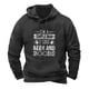 thumbnail image 2 of Fiudx Sudadera con Capucha para Hombre, Elegante Jersey de Manga Larga con Estampado, Sudadera Informal con Bolsillo, Ideal para Uso Diario, Fiestas Al Aire Libre, Ideal para Hombres, Material de Pol, 2 of 3