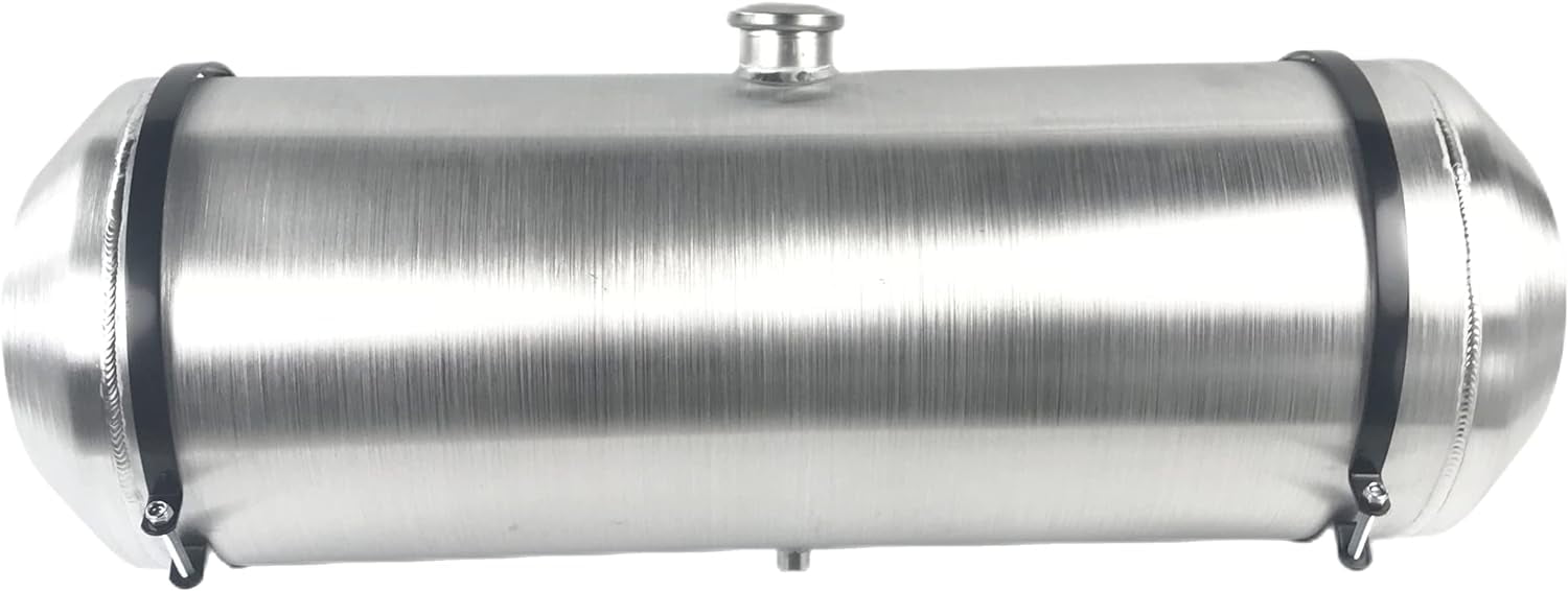 JSD 17 3/8 Gallon Universal Aluminum Gas Tank / Fuel Tank 12 x 36 Center Fill 3/8" NPT Outlet Auxiliary