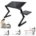 BuyWeek Adjustable 360° Laptop Desk, Foldable Stand, HeatDissipating