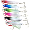 thumbnail image 4 of Pesca en el mar en agua dulce, pez plomo, placa de hierro, 7-30 g, anzuelo doble de caída de largo alcance, cebo Luya, cebo de pico amartillado, 4 of 6